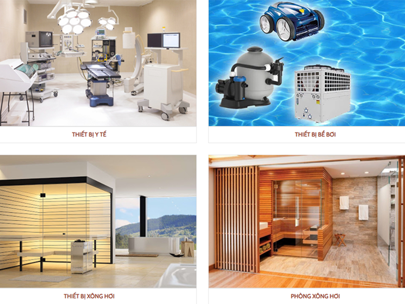 Thiết kế Website Công ty CP thiết bị y tế Tâm Phúc