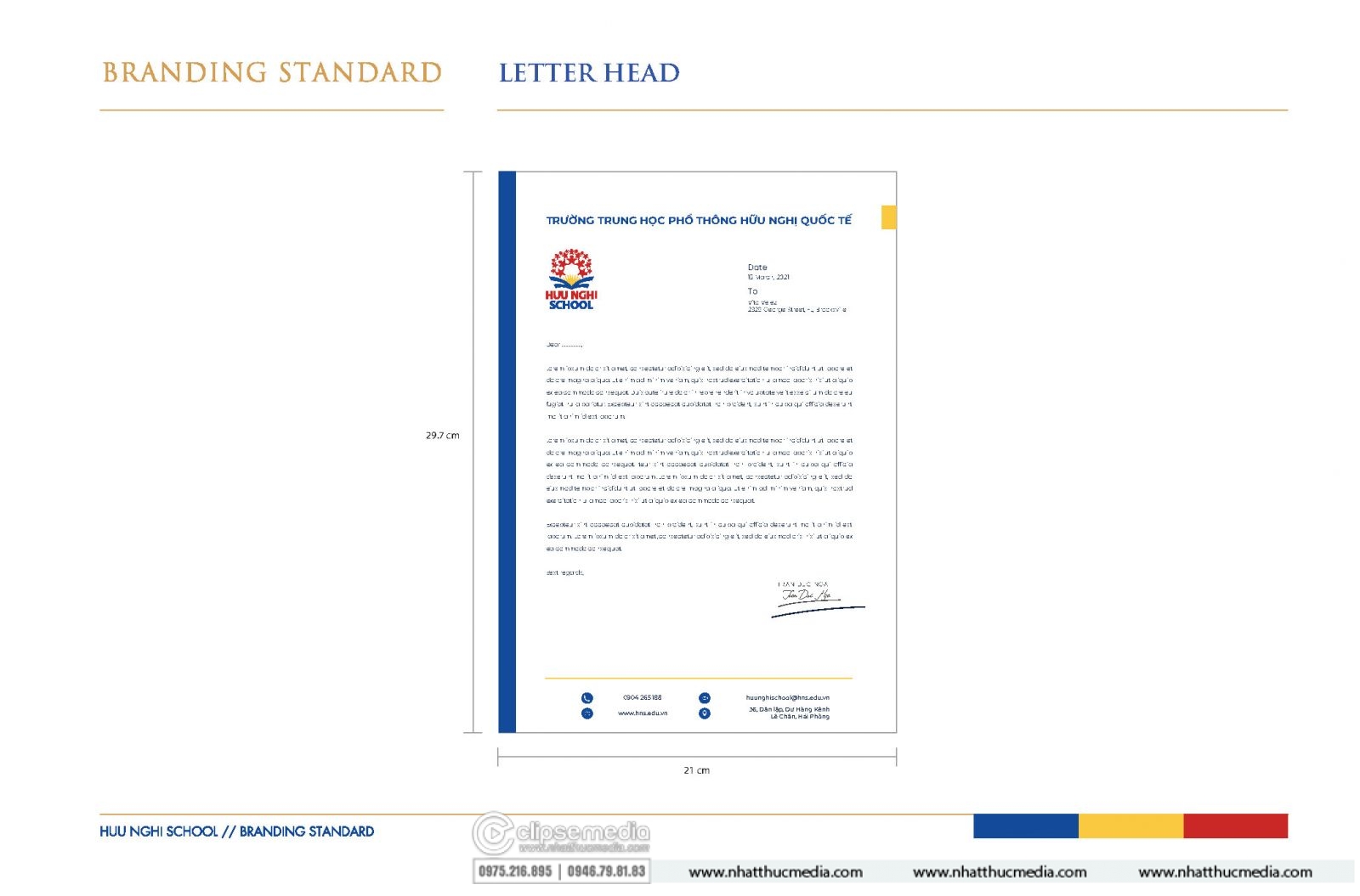 thiết kế letter head