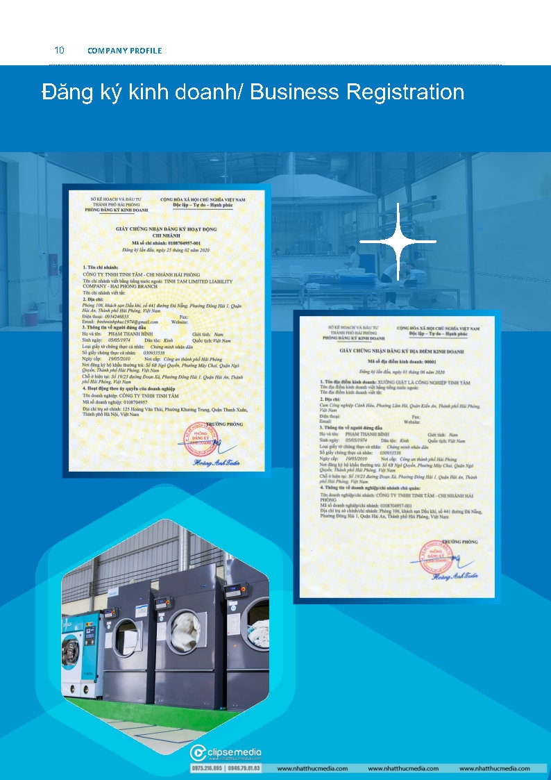 Thiết kế Profile song ngữ