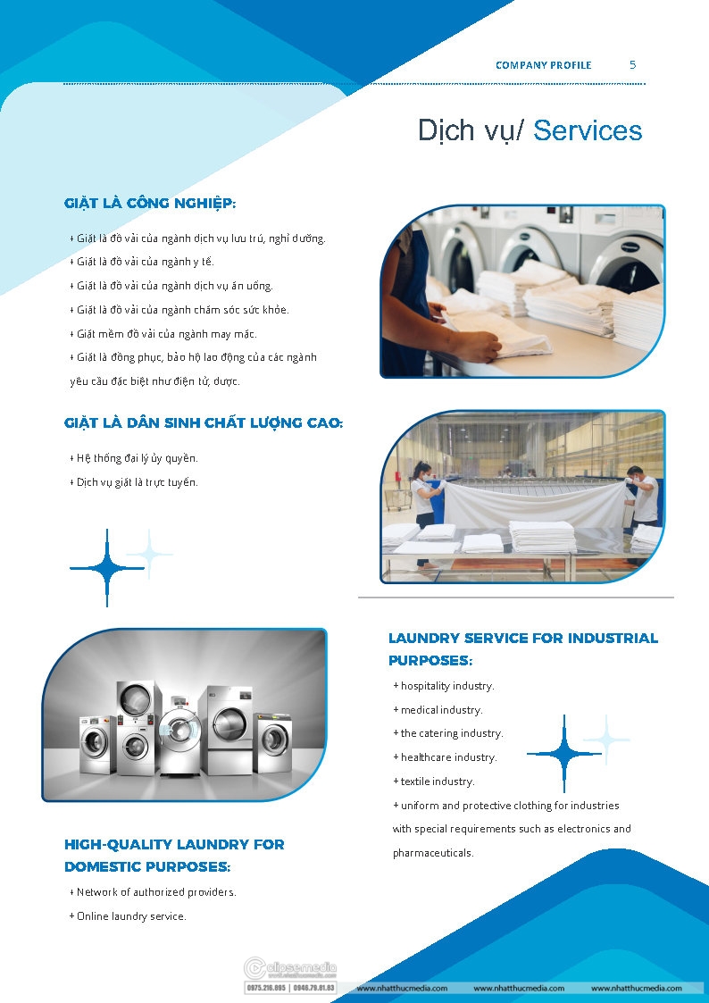 Thiết kế Profile song ngữ