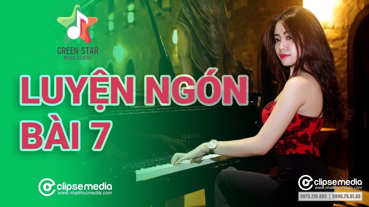 Tải sheet Piano bài luyện ngón 07 - Piano Ngôi Sao Xanh