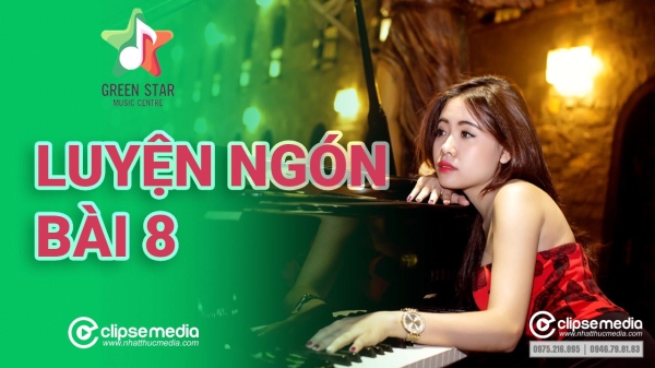 Tải sheet Piano bài luyện ngón 08 - Piano Ngôi Sao Xanh